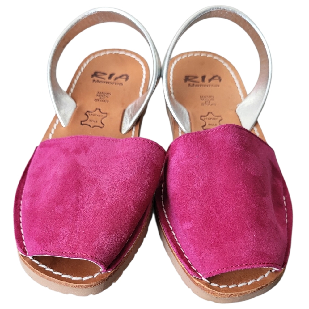 Avarcas Menorcan Womens Sandals Morell in Fuchsia Pink Size 39